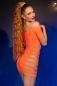 Preview: Nahtloses Minikleid CR4704 neonorange