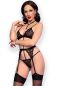 Preview: Spitzen-Set CR4713 schwarz